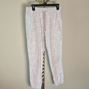 Athleta Cream Track Pants